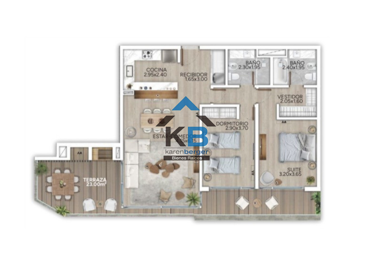 Apartamento ID.630 - Apartamento a estrenar en barrio privado