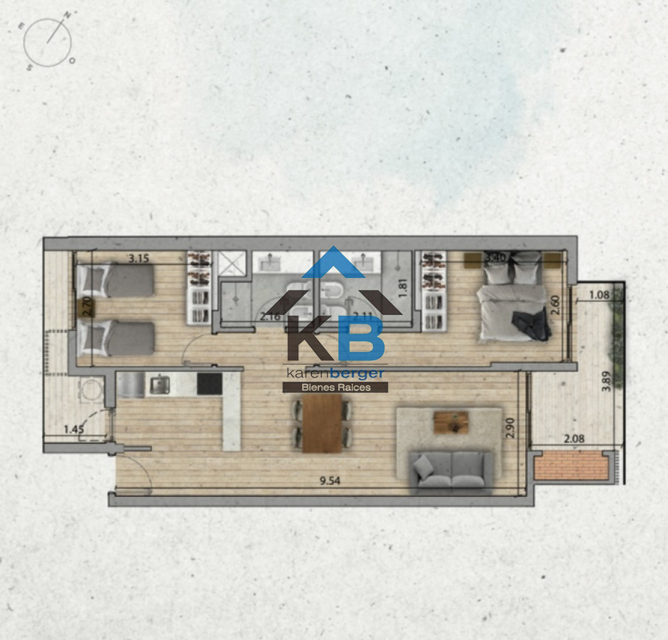 Apartamento ID.578 - Apartamento en Montevideo, Malvi­n