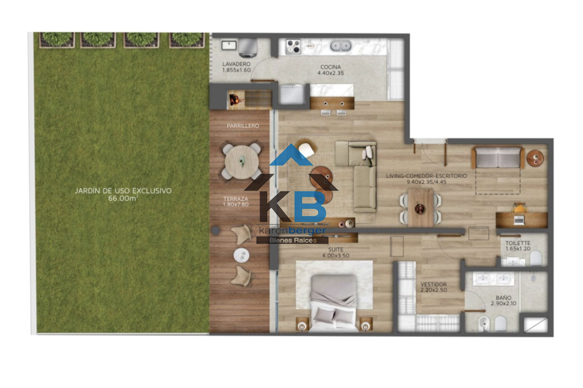 Apartamento ID.587 - Alquiler barrio privado