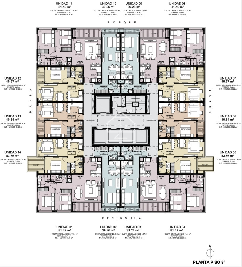 Apartamento ID.430 - Apartamento Venta 2 dormitorios Punta del Este A ESTRENAR
