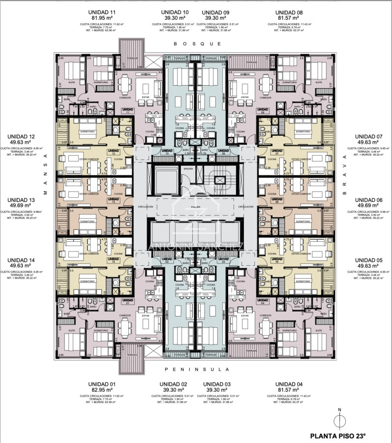 Apartamento ID.432 - Monoambiente Venta en Punta del Este 200mts del Mar