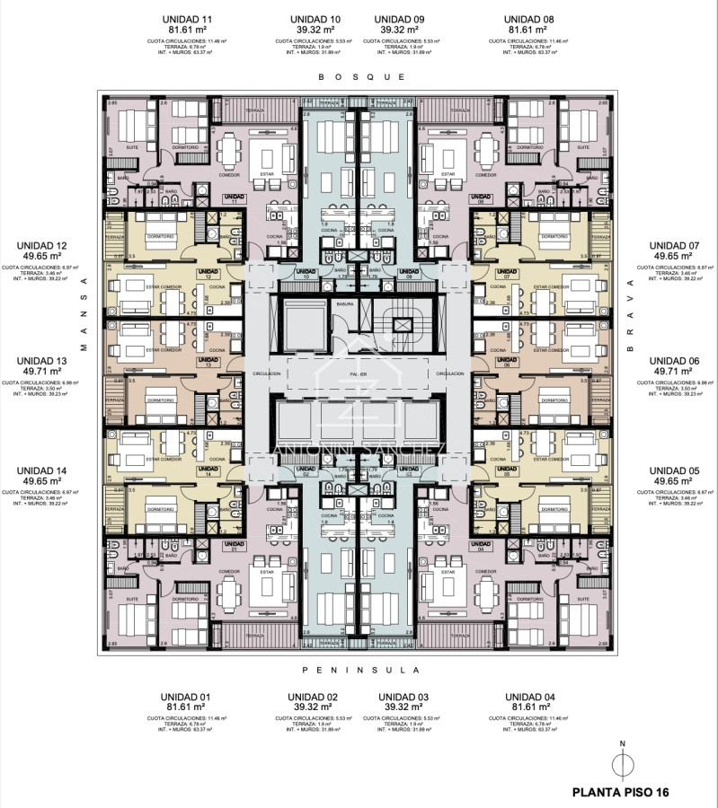 Apartamento ID.432 - Monoambiente Venta en Punta del Este 200mts del Mar
