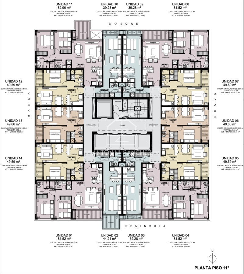 Apartamento ID.432 - Monoambiente Venta en Punta del Este 200mts del Mar