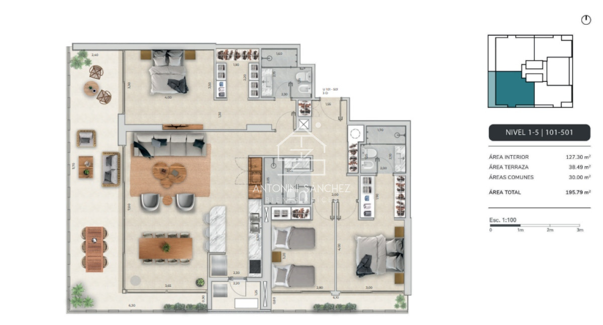 Apartamento ID.923 - Venta 2 Dormitorios Apartamento a estrenar Punta del Este