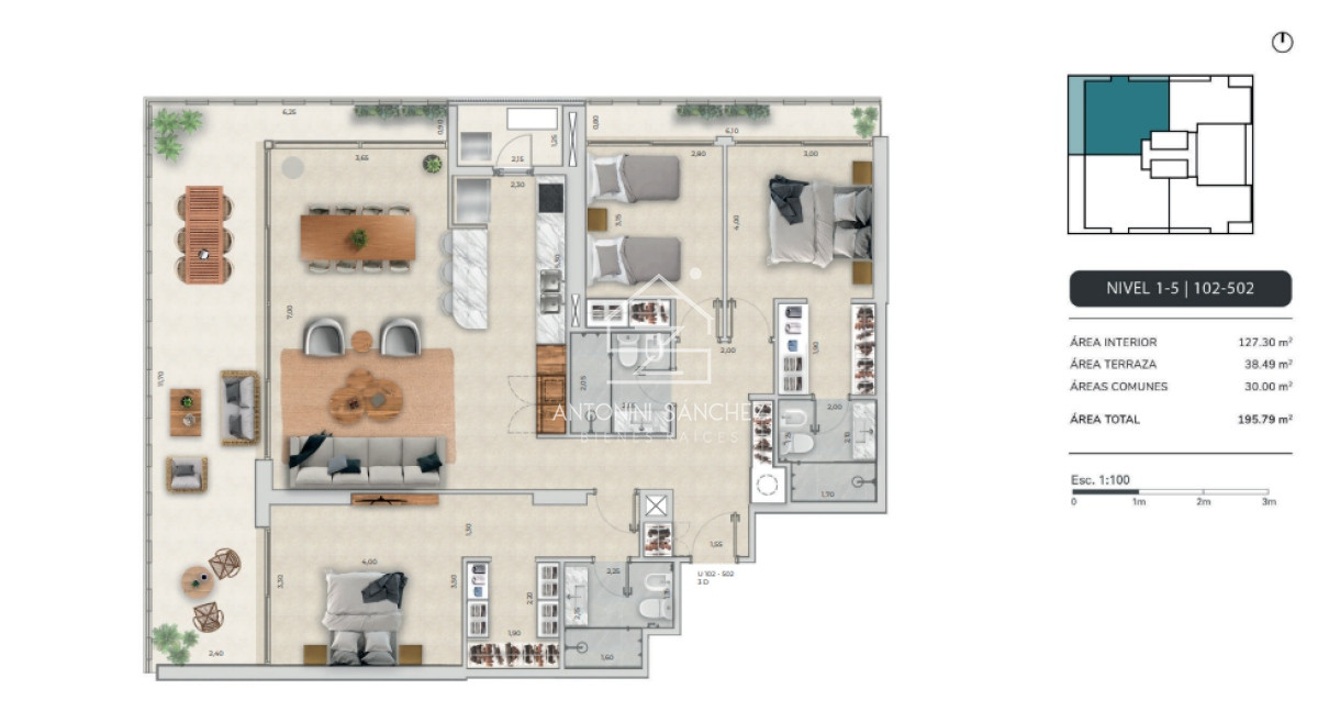 Apartamento ID.923 - Venta 2 Dormitorios Apartamento a estrenar Punta del Este