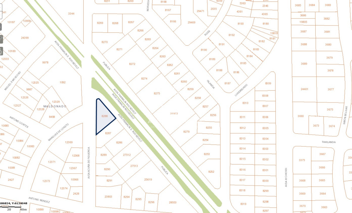 Terreno ID.3650 - TERRENO ESQUINA EN ROOSEVELT