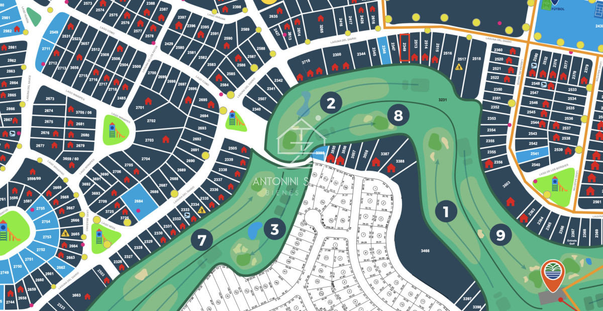 Terreno ID.3125 - Venta club del lago hoyo 2