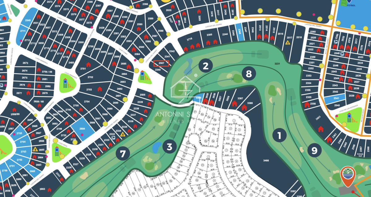 Terreno ID.3124 - Venta terreno hoyo 2 club del lago