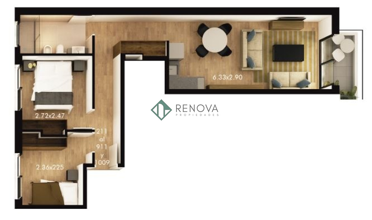 Apartamento ID.652 - Proyecto: BeOne Fit26