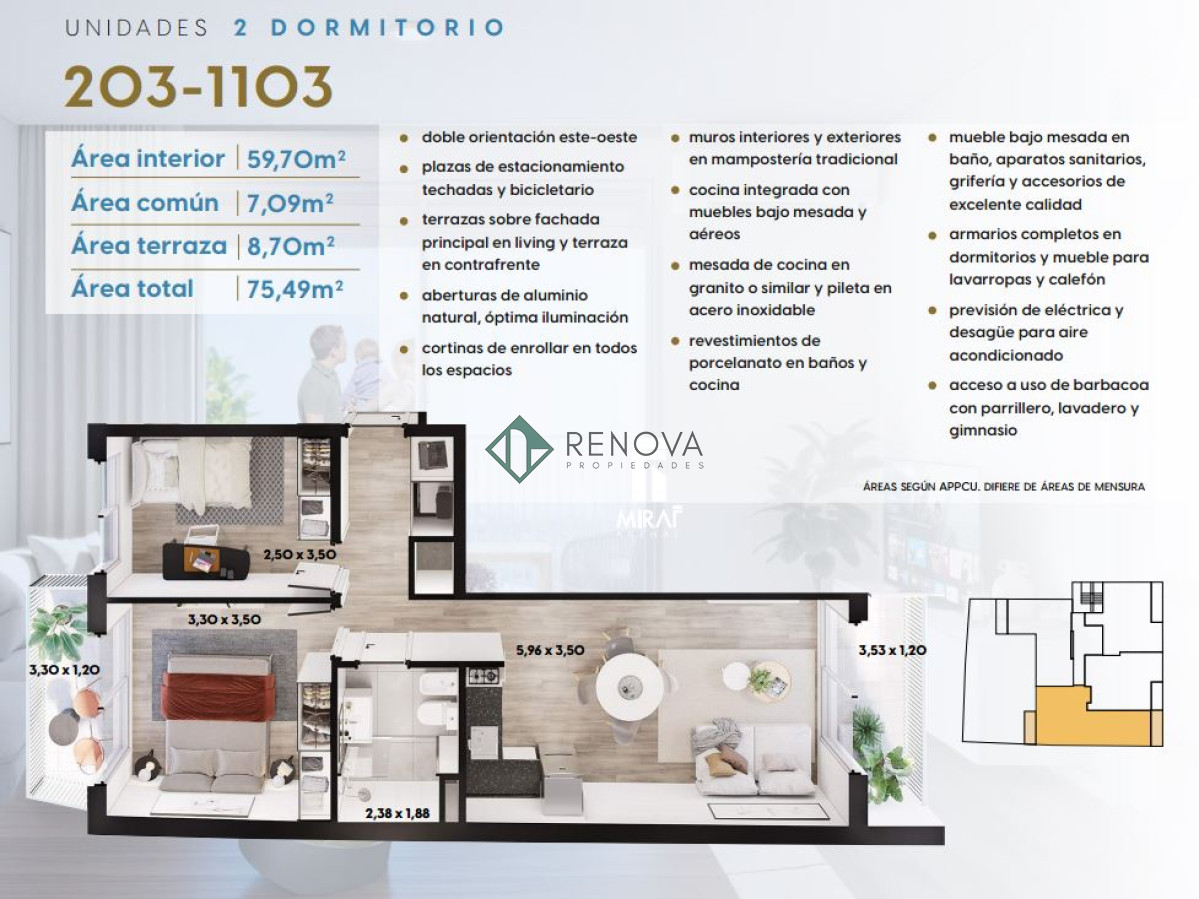 Apartamento ID.637 - Proyecto Miraf Arenal