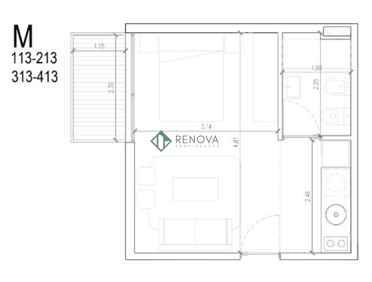 Apartamento ID.845 - Proyecto: 01 VISTA