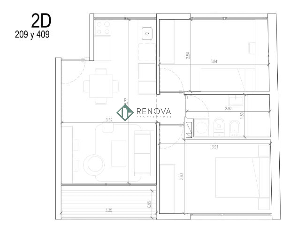 Apartamento ID.845 - Proyecto: 01 VISTA