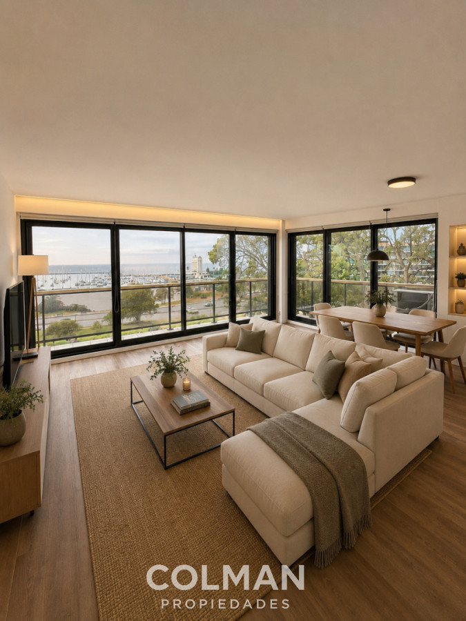 Apartamento ID.434 - Alquiler Puerto del Buceo- 4 dormitorios- Garage. 