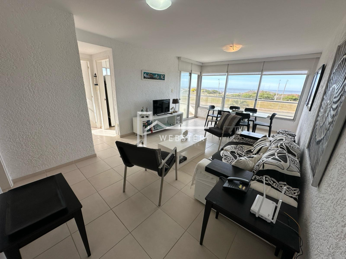 Apartamento ID.1607 - Departamento en primera linea playa brava, 2 dormitorios y medio.