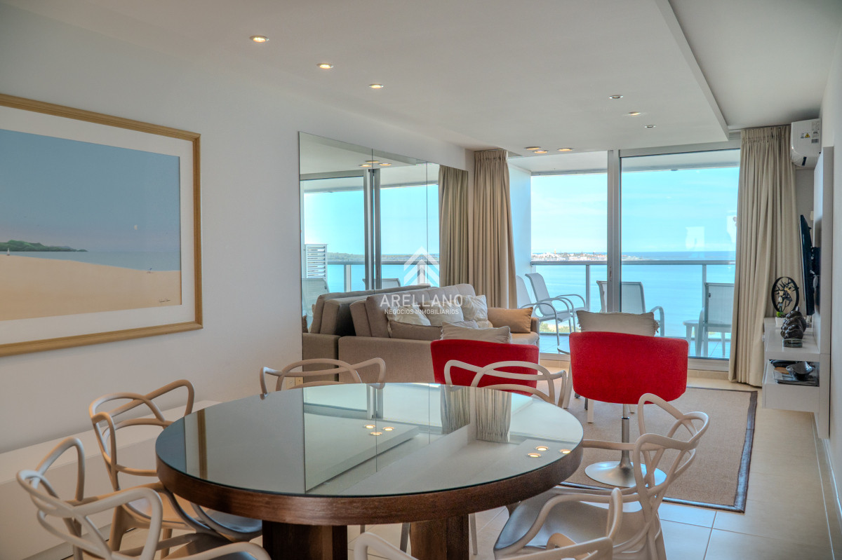 Apartamento ID.4549 - Venta apartamento 2 dormitorios hermosa vista al mar, piso alto.