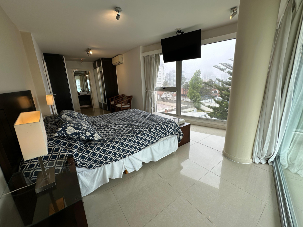 Apartamento ID.3133 - Hermoso departamento, con vista parcial al mar, playa mansa.