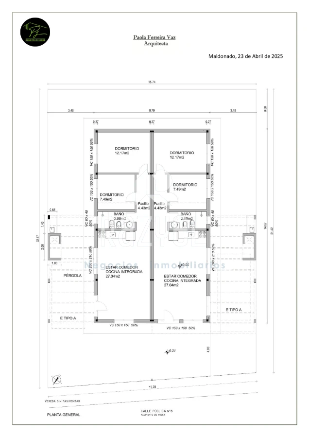 Casa ID.1045 - ¡Preventa exclusiva! 2 casas en PH con entrada independiente.