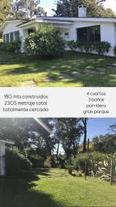Alquiler Anual Casa en Golf 4 dormitorios 