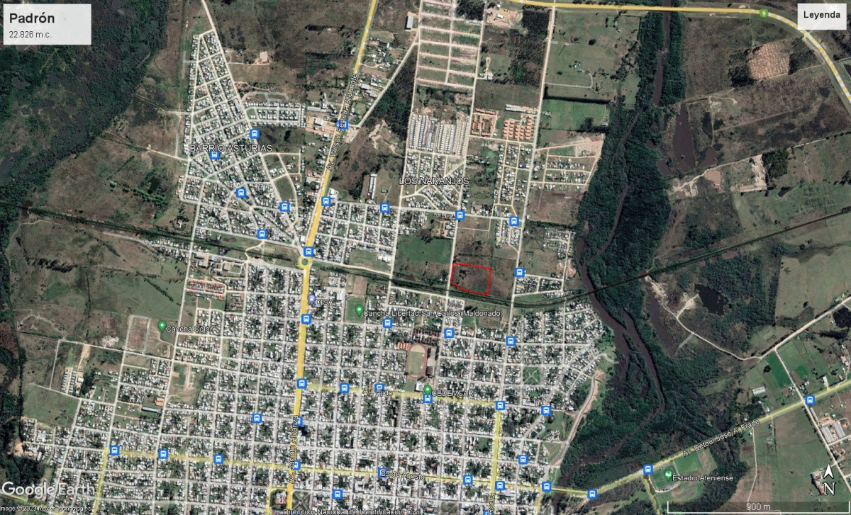 Predio 2,2 Ha En San Carlos , Potencial 55+ Lotes 300 m²