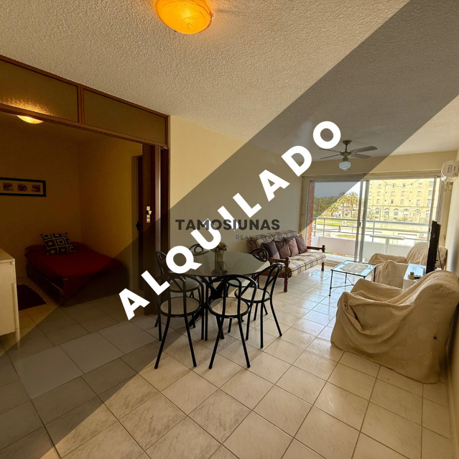 Apartamento ID.640 - Alquiler anual apartamento 1 dormitorio y medio Piriapolis