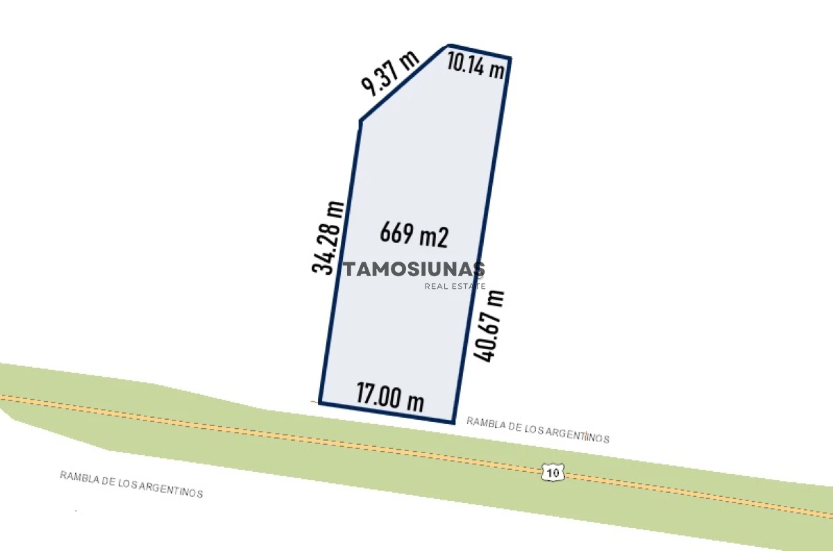 Terreno ID.509 - Venta de Terreno Frente al Mar Piriapolis 