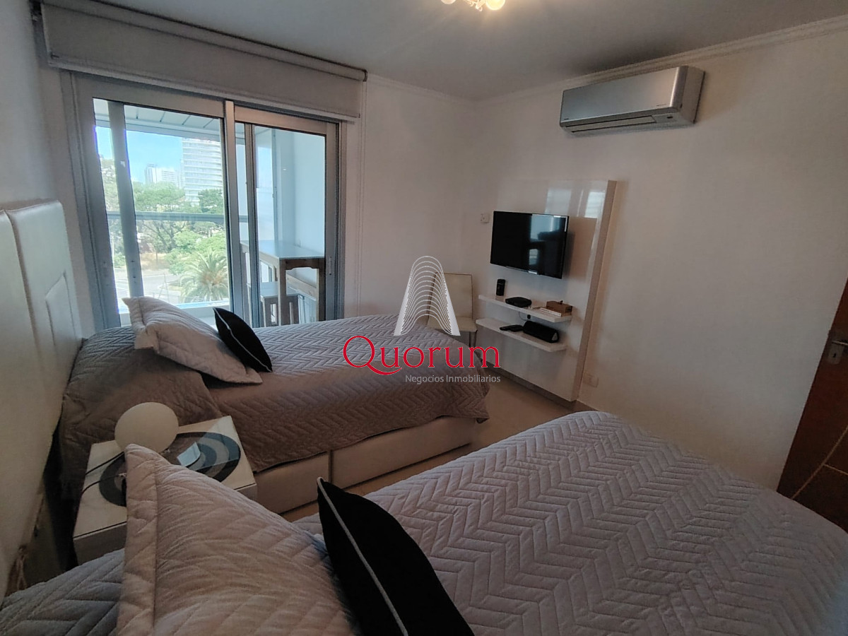 Apartamento ID.515 - Alquiler Temporal apartamento 2 dormitorios Playa Mansa Miami Boulevard Punta del Este