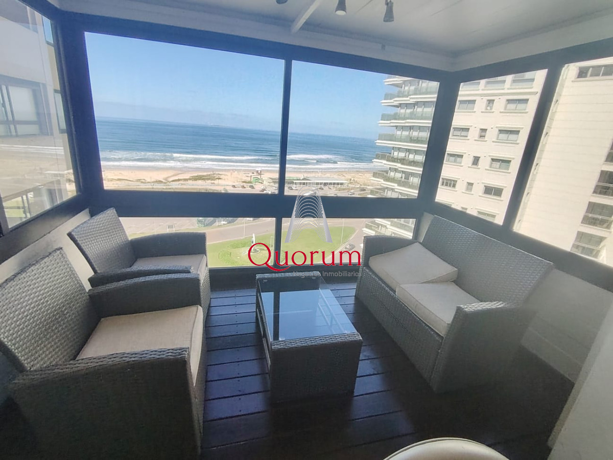 Apartamento ID.504 - Venta Apartamento 3 dormitorios Frente al Mar Playa Brava Punta del Este