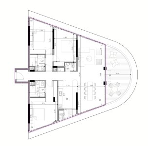 Oportunidad! Apartamento en pozo, 3 dormitorios Wave Roosevelt
