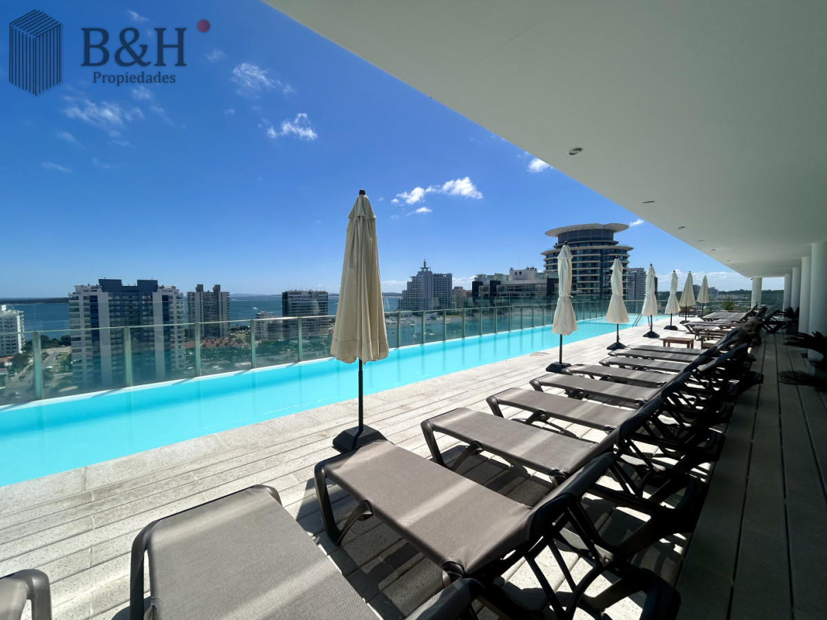 Apartamento ID.6750 - Venta apartamento de 2 dormitorios, 3 baños y doble garage en brava.