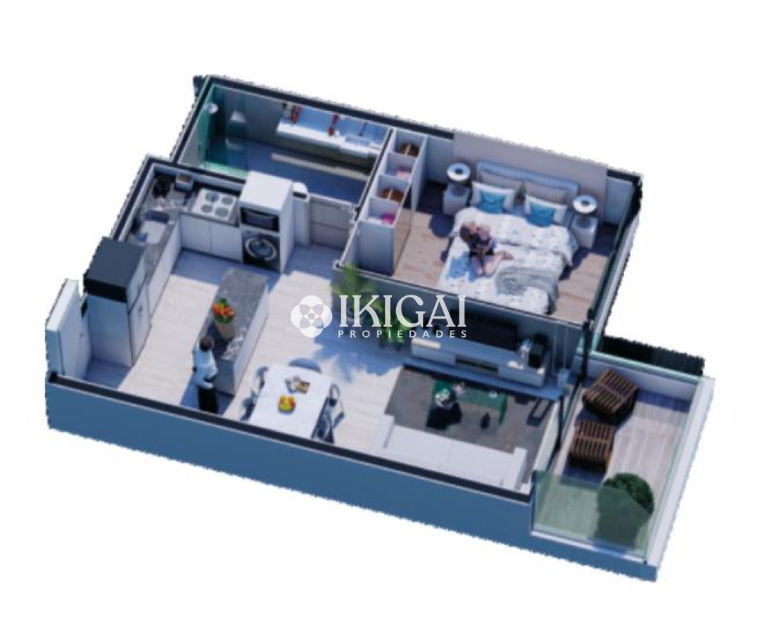 Apartamento ID.888 - VENTA DE APATAMENTO DE 1 DORMITORIO Y 1 BAÑOS A ESTRENAR, EDIFICIO VIEW II PUNTA DEL ESTE 