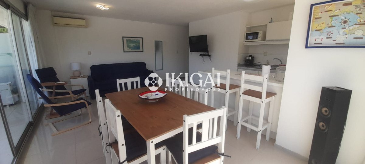 Apartamento ID.222 - ALQUILER  INVERNAL DE APARTAMENTO DE 1 DORMITORIO Y UN BAÑOS, AYDI GRILL, PUNTA DEL ESTE 