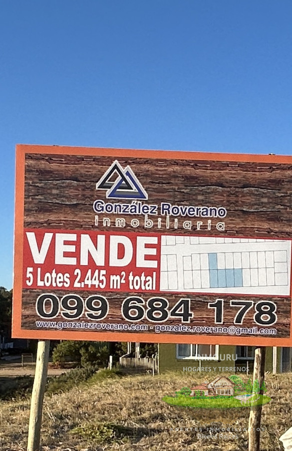 Terreno ID.546 - Vendo en Primera Línea del Mar 2450 M2