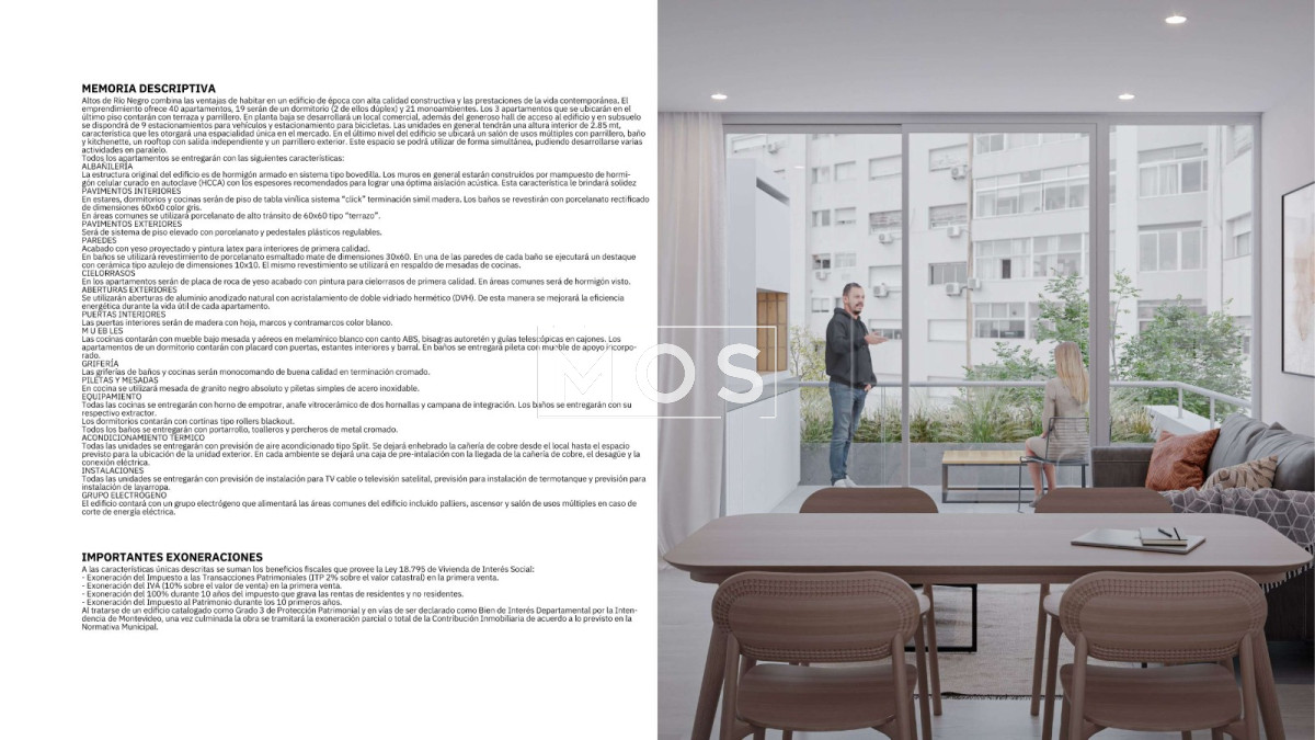 Apartamento ID.2867 - SE VENDE APARTAMENTOS A ESTRENAR EN MONTEVIDEO