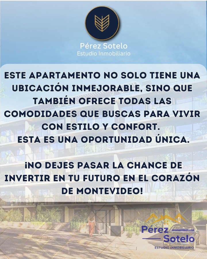 Apartamento ID.728 - Venta Apartamento en Malvín. Proyecto PRONTA ENTREGA