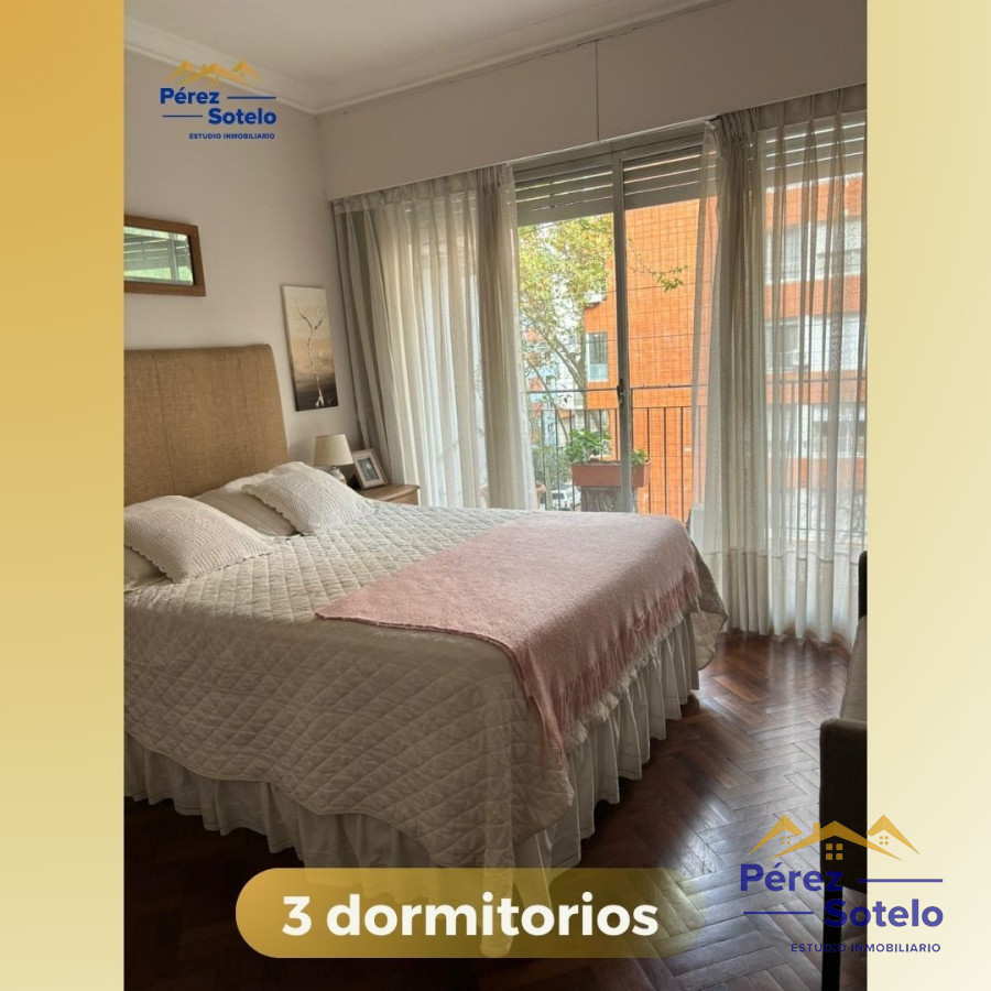 Apartamento ID.8 - Alquiler Apto Pocitos. 3 Dormitorios