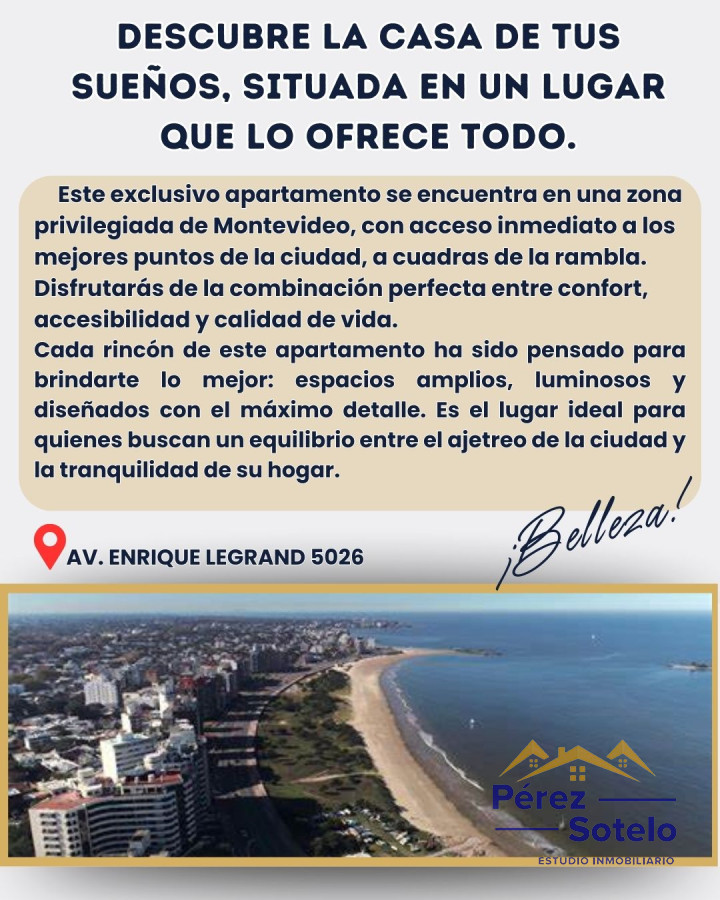 Apartamento ID.728 - Venta Apartamento en Malvín. Proyecto PRONTA ENTREGA