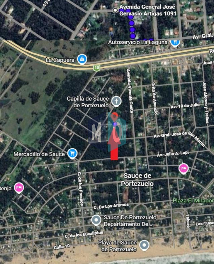 Terreno ID.1209 - Venta de terreno de 1000 m2 con mejoras en Sauce de Portezuelo