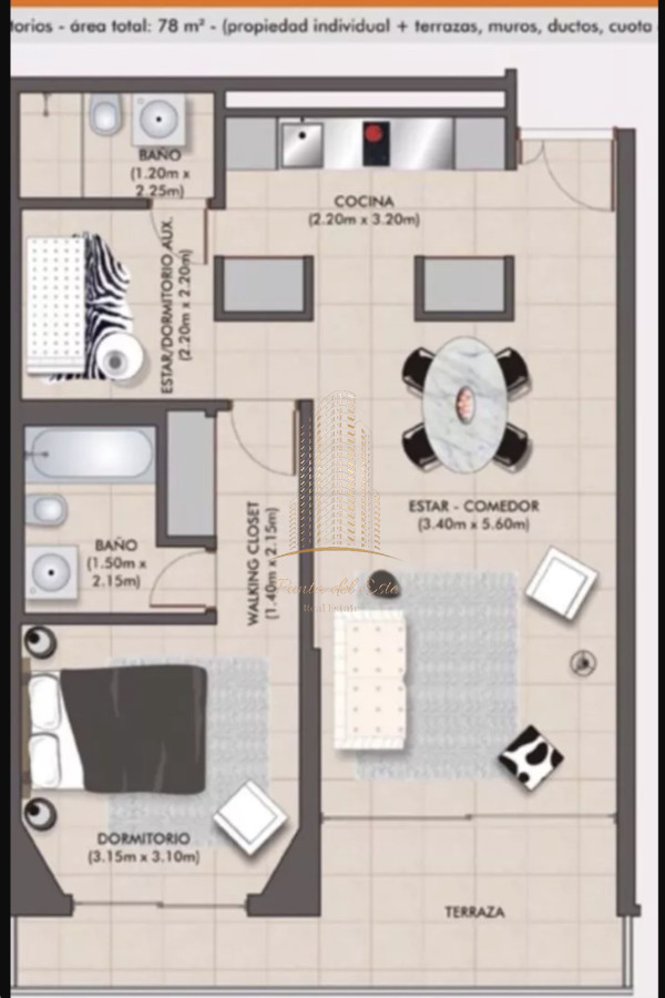 Apartamento ID.588 - Apartamento en venta en Punta del Este