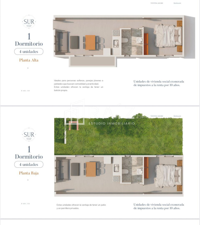 Apartamento ID.11491 - VENTA APARTAMENTO 1 DORMITORIO MALDONADO