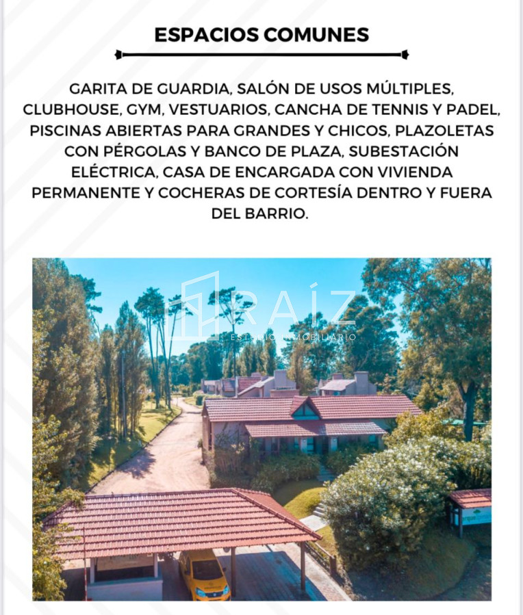 Casa ID.10537 - Venta casa Barrio Privado Jardin en Maldonado dos dormitorios