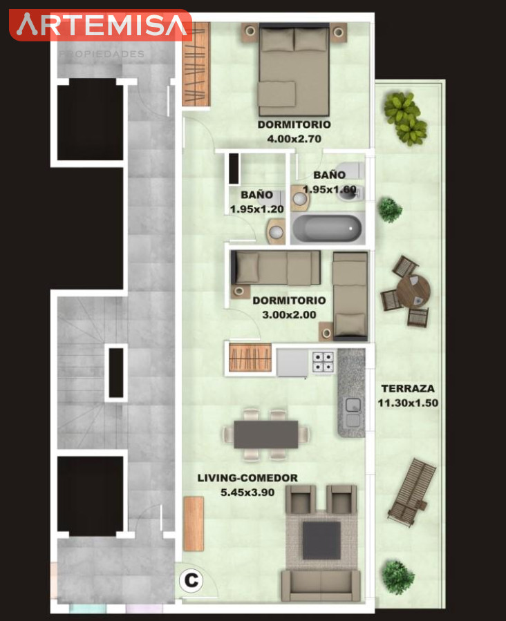 Apartamento ID.819 - Venta unidades de 1, 2  y 3 dormitorios en Sol y Luna 2
