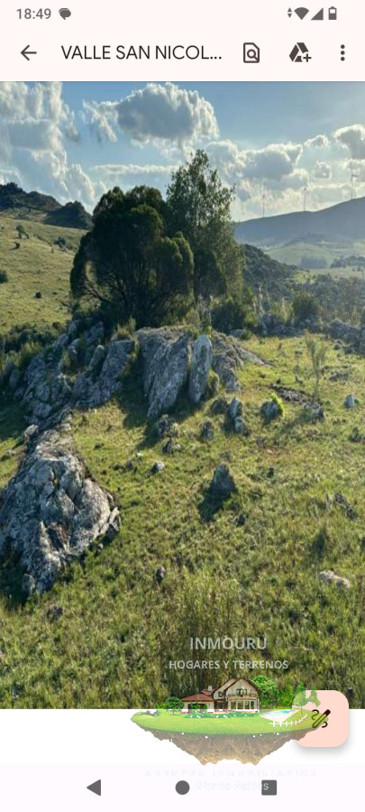 Campo Ref.1700 - Venta De Chacras Valle San Nicolas