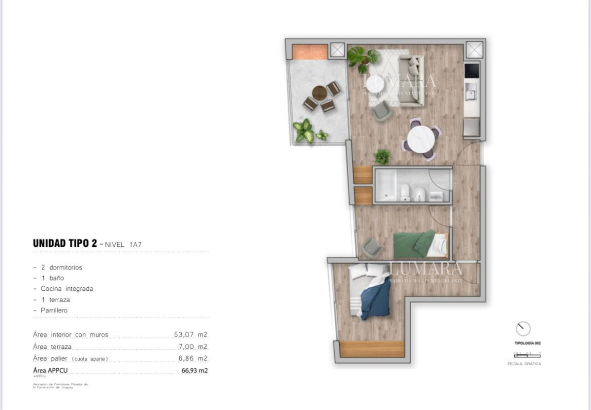 Apartamento ID.2817 - Apartamento en Maldonado, Maldonado