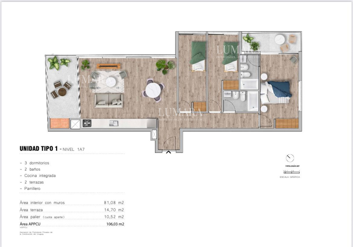 Apartamento ID.2817 - Apartamento en Maldonado, Maldonado