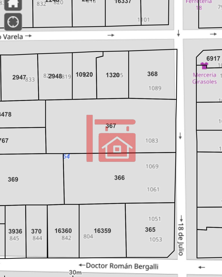 Terreno ID.283 - Venta terreno céntrico ya limpio nivelado