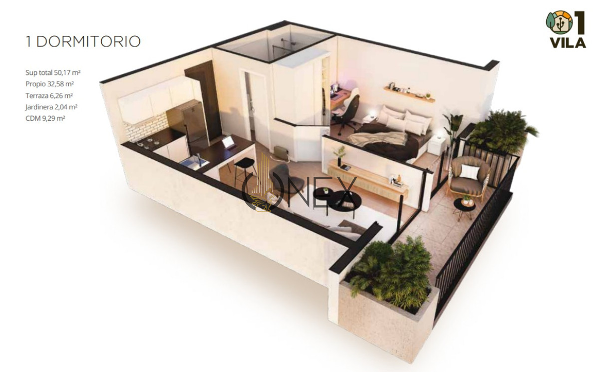 Apartamento ID.2381 - Apartamento 2 dormitorios 