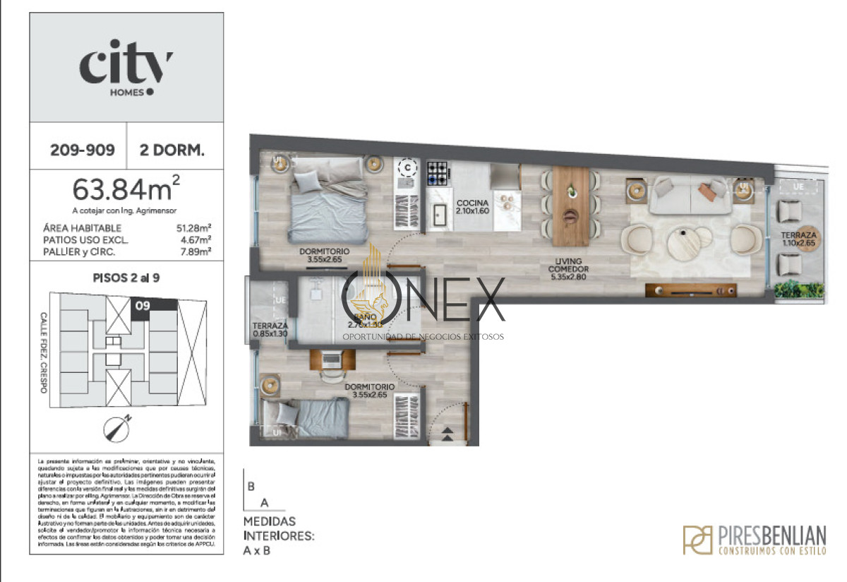 Apartamento ID.3646 - VENTA APARTAMENTO 2 DORMITORIOS, CORDÓN