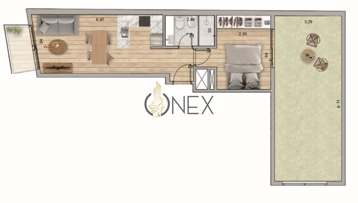 Apartamento ID.2743 - VENTA APARTAMETNO 1 DORMITORIO A ESTRENAR