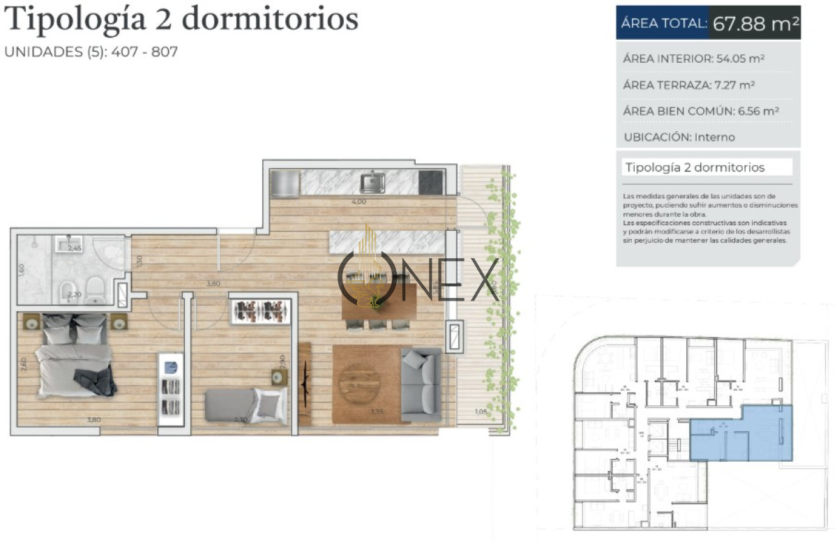 Apartamento ID.2799 - APARTAMETNO 2 DORMITORIO A ESTRENAR