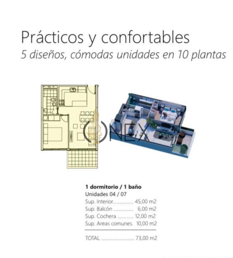 Apartamento ID.2506 - VIEW II, Punta del Este. VENTA 1 DORM. con GARAGE a ESTRENAR